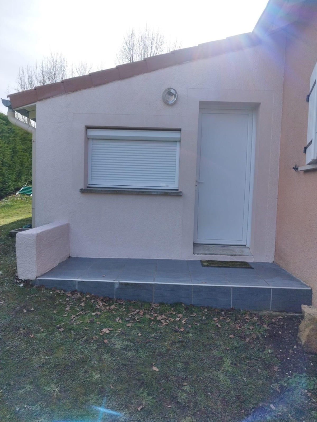Après travaux à Sansac-l'Église : façade rénovée
